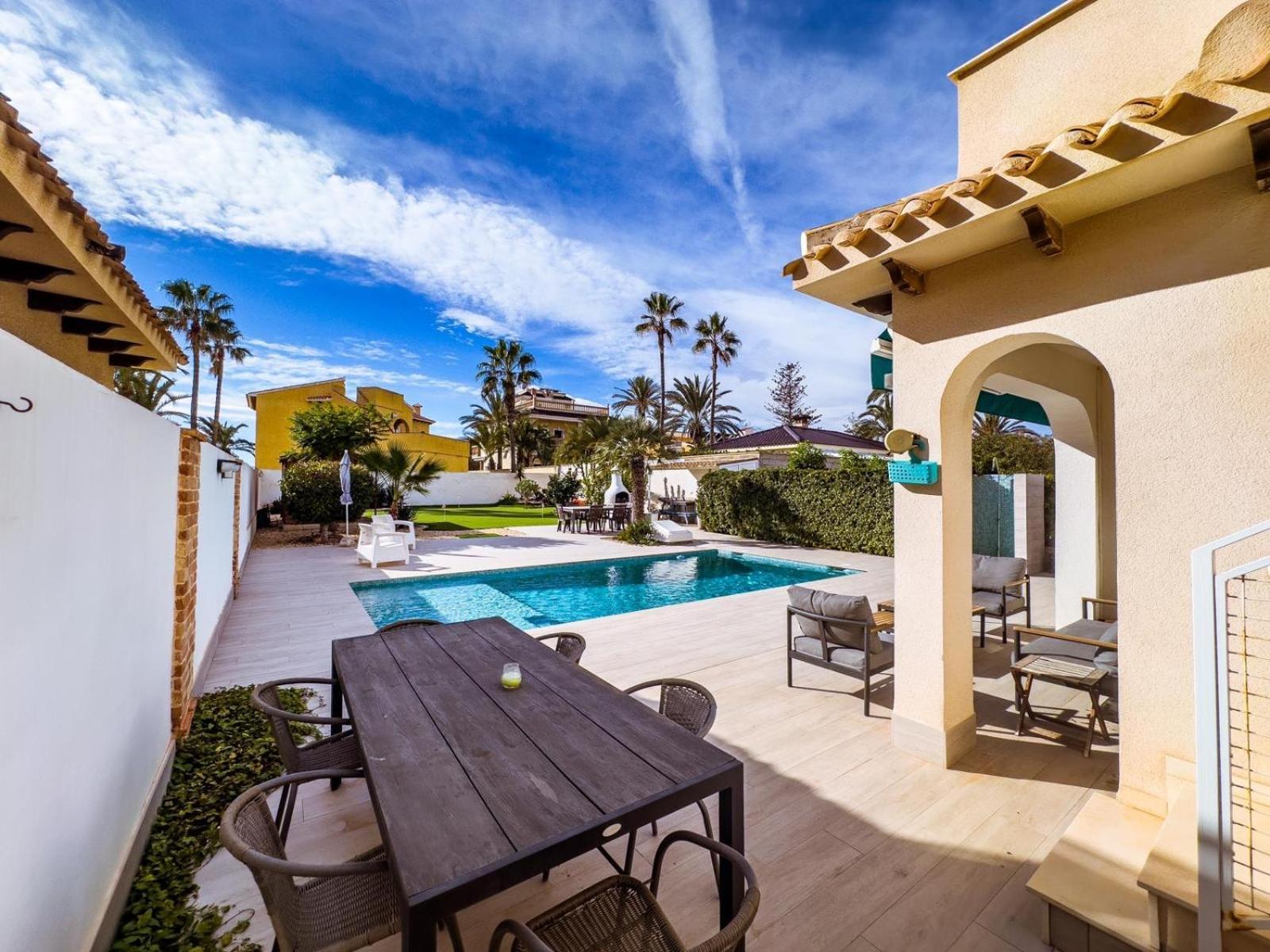 Beach Villa Playa Flamenca Ориуэла Экстерьер фото